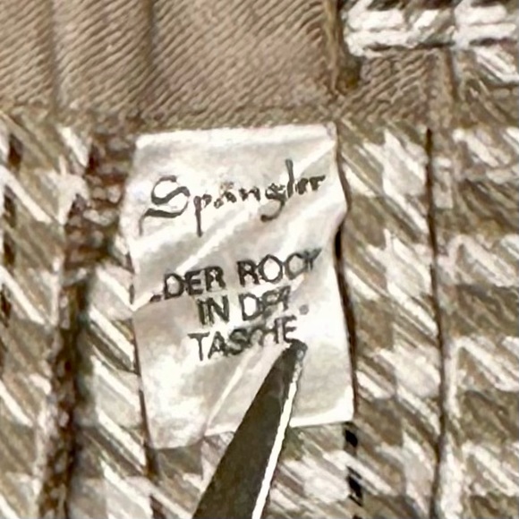 Vintage Spangler Pleated Button Front Skirt - Picture 4 of 8